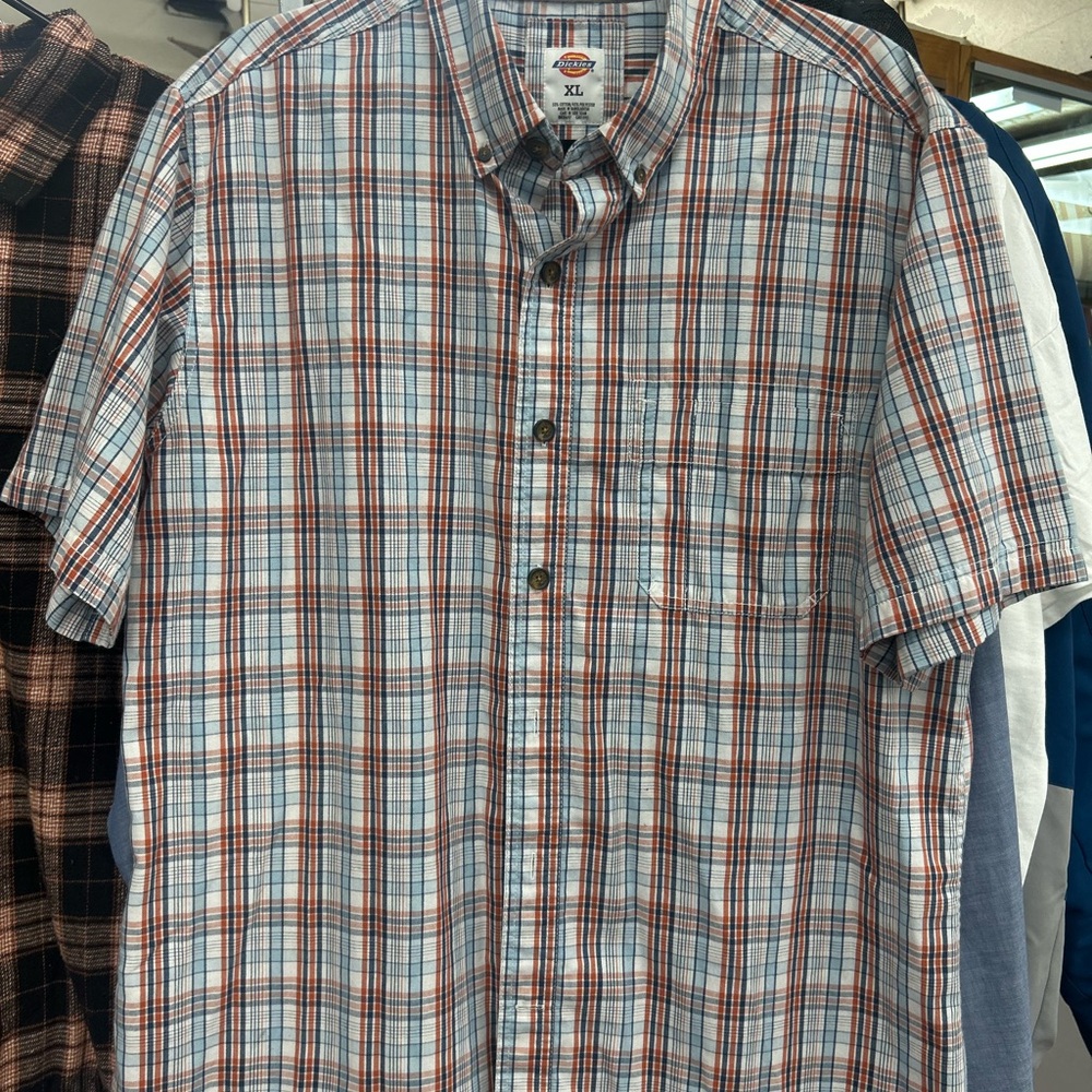 Dickies Multicolor Plaid Casual Shirt